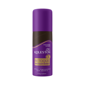 Retoque Instantâneo Spray Koleston Castanho Escuro 100ml
