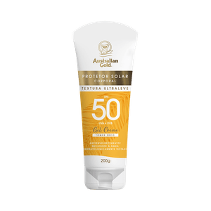 Protetor Solar Corporal Australian Gold Gel Creme FPS50 200g