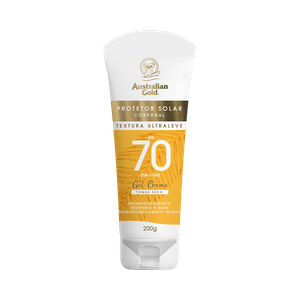 Protetor Solar Corporal Australian Gold Gel Creme FPS70 200g