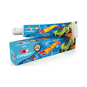 Gel Dental Condor Infantil Hotwheels 1 - 50g