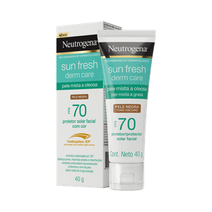 Protetor Solar Neutrogena Facial Pele Negra FPS70 40g