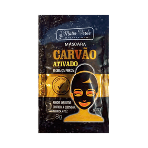 Máscara Facial Matto Verde Carvão Ativado 8g