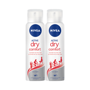 Kit Desodorante Nivea Aerosol Feminino Dry Comfort Leve Mais Pague Menos