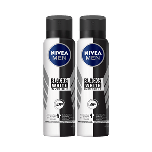 Kit Desodorante Nivea Aerosol Masculino Black & White Leve Mais Pague Menos