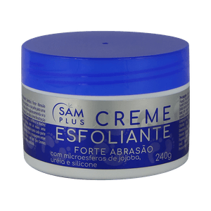 Creme Esfoliante Samplus para Pés Forte Abrasão Jojoba 240g