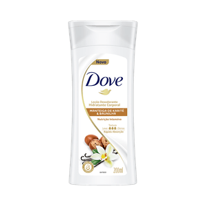 Loção Hidratante Corporal Dove Manteiga de Karité e Baunilha 200ml