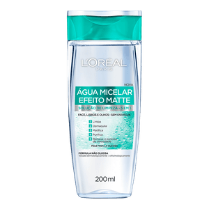 Água Micelar L'Oréal Paris Efeito Matte 200ml