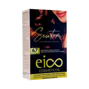 Coloração Eico Seu Tom 6.7 Chocolate Escuro