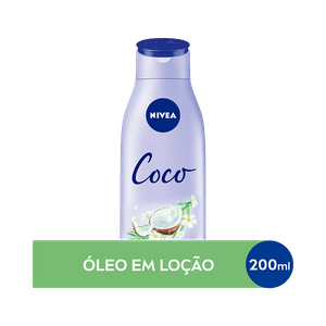 NIVEA Óleos Essenciais Coco e Óleo Monoi Maciez e Brilho 200ml