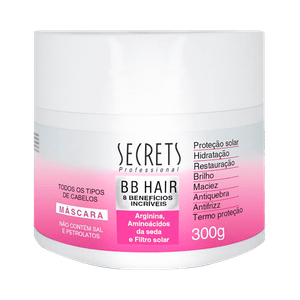 Máscara Secrets BB Hair 300g