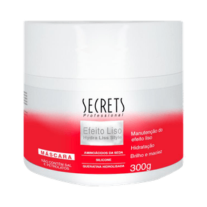 Máscara Secrets Hydra Liss Style 300g