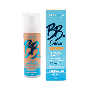 Base BB Cream Vizzela FPS30 Cor 04