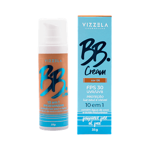 Base BB Cream Vizzela FPS30 Cor 06