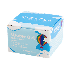 Gel Hidratante Facial Vizzela Water 50g