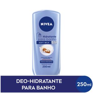 Hidratante para o Banho Nivea Body Soft Milk 250ml