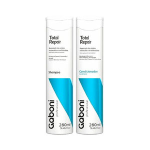 Kit Gaboni Total Repair Reparação Imediata Shampoo + Condicionador 280ml