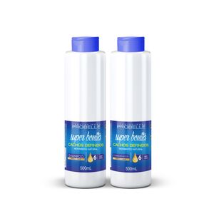 Kit Shampoo e Condicionador Probelle Cachos Definidos 500ml