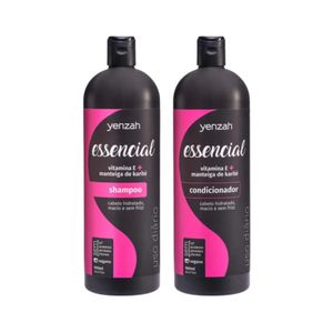 Kit Yenzah Essencial Shampoo 900ml + Condicionador 900ml