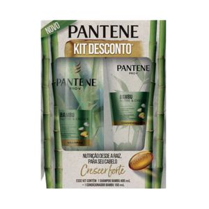 Kit Pantene Bambu  Shampoo 400ml +  Condicionador 150ml