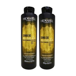 Kit Shampoo e Condicionador Hidrabell  Dama Oriente 800ml