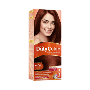 Coloração DutyColor 6.66 Louro Vermelho Intenso