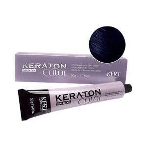 Coloração Keraton Dual Block  2.0 Preto Azulado 50g