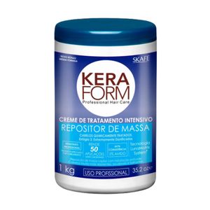 Creme Skafe Keraform Repositor de Massa Tratamento Intensivo 1kg