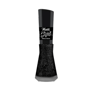 Esmalte Nati Glitter Pérola Negra