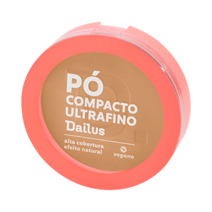 Pó Compacto Dailus Vegano Ultrafino D4 Claro