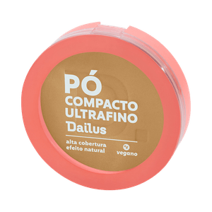 Pó Compacto Dailus Vegano Ultrafino D6 Médio