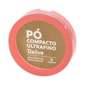 Pó Compacto Dailus Vegano Ultrafino D7 Médio