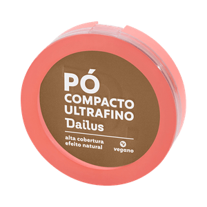 Pó Compacto Dailus Vegano Ultrafino D9 Escuro