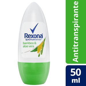 Desodorante Antitranspirante Rexona Fem Roll-on Bamboo & Aloe Vera 50ml