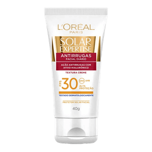 Protetor Solar L'Oréal Paris Solar Expertise Facial Antirrugas FPS 30 40g