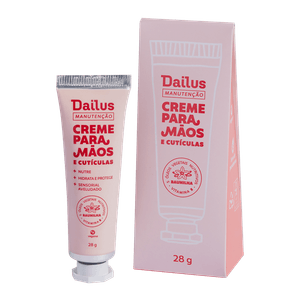 Creme para Mãos e Cutículas Dailus Baunilha 28g