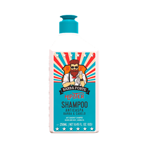 Shampoo Barba Forte Hipster Anticaspa 250ml