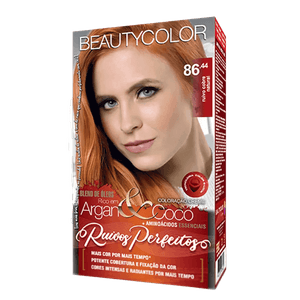 Kit Coloração Beauty Color Ruivos Perfeitos 86.44 Ruivo Cobre
