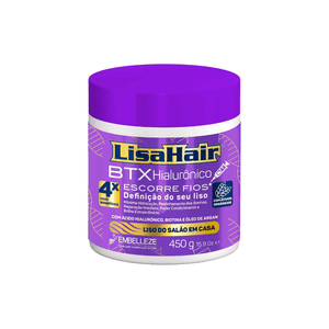 Realimento Capilar LisaHair BTX Hialurônico 450g