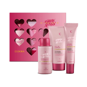 Kit Presente Eudora Niina Secrets Demaquilante + Gel de Limpeza + Hidragel - NÃO ATIVAR