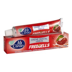 Creme Dental Hi Clean Freegells Cereja 90g