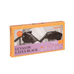 Luvas ProArt Black De Latex 10 Unidades G