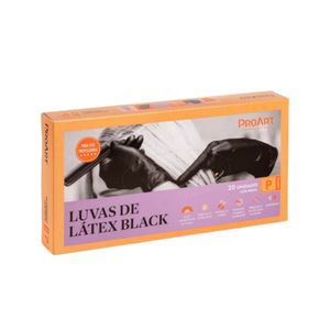 Luvas ProArt Black De Latex 20 Unidades P