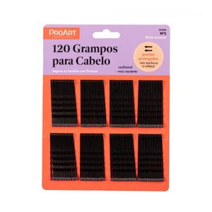 Grampo ProArt N5 Preto 120 Unidades
