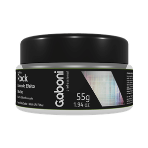 Pomada Modeladora Gaboni Rock Gás Way Efeito Matte 55g