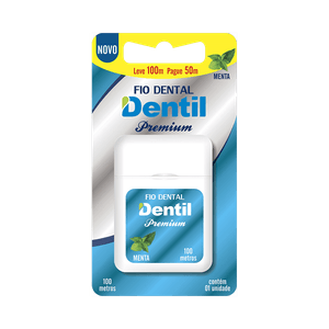 Fio Dental Dentil Premium Leve 100m Pague 50m