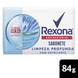 Sabonete em barra Rexona Limpeza profunda Elimina 99% das bactérias 84g