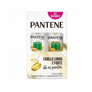 Kit Pantene Shampoo 350ml + Condicionador 175ml Restauração