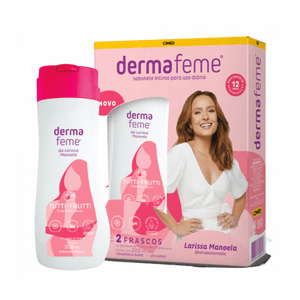 Kit Sabonete Líquido Dermafeme Tutti-Frutti Larissa Manoela