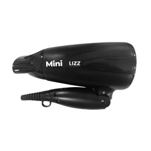 Secador Mini Lizz Dobrável Bivolt Preto 1000w