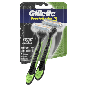 Aparelho Gillette Prestobarba 3 Body Sense Com 2un